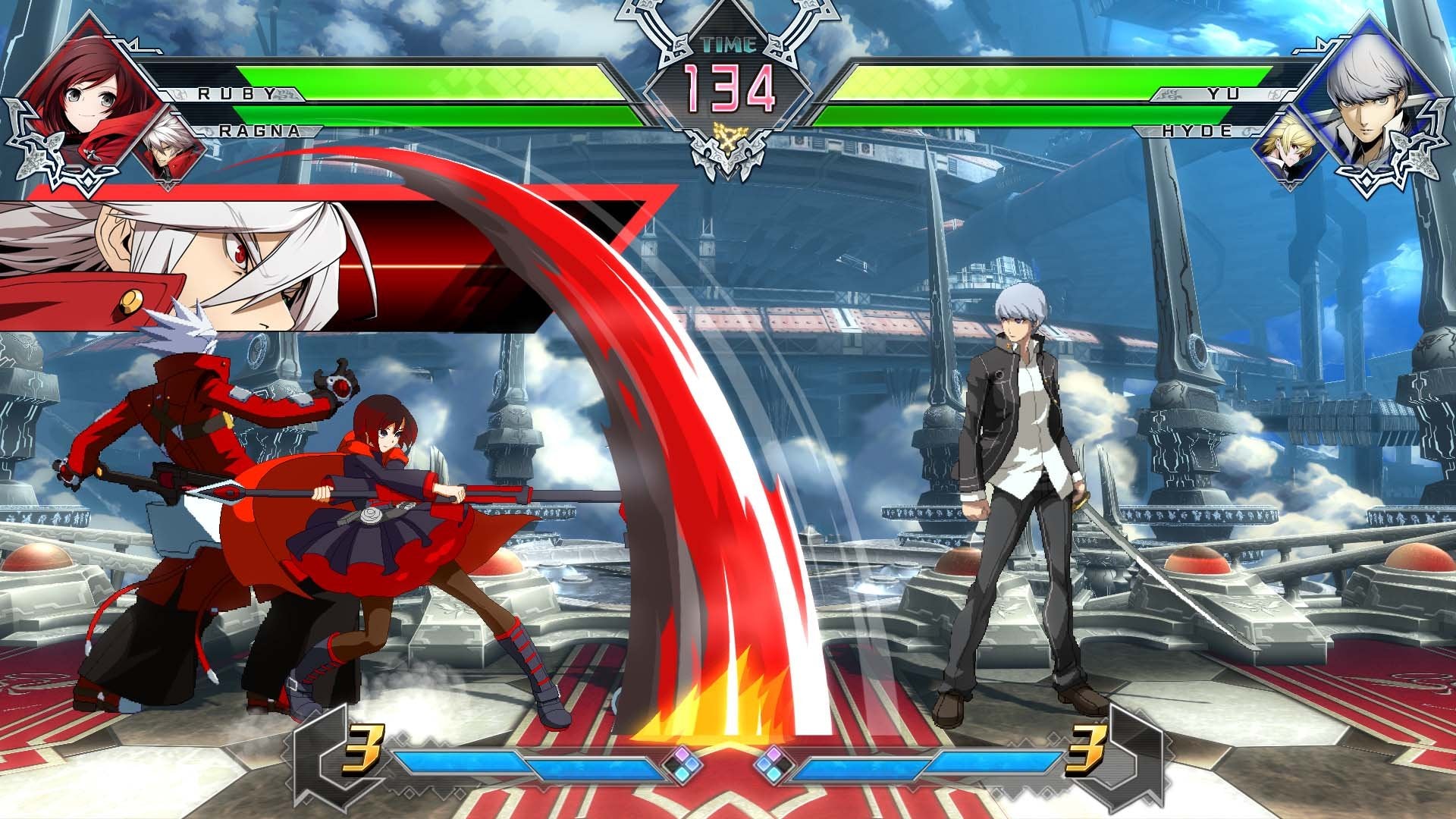 Blazblue Cross Tag Battle, premier jour Blazblue Cross Tag Battle, premier jour